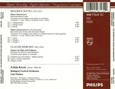 Ravel · Piano Concertos · Debussy · Fantasy for Piano and Orchestra