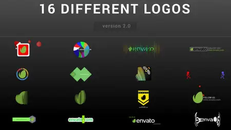 Wow Logo Pack - 16 Different Logo Reveal - Project for After Effects (VideoHive)