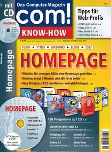 COM Magazin Sonderheft Know How Homepage November 2010 Januar 2011