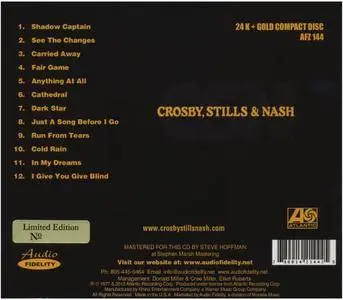 Crosby, Stills & Nash - CSN (1977) [2013, Audio Fidelity AFZ 144] Repost