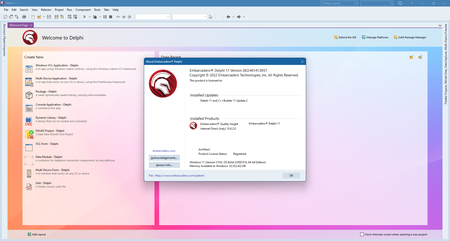 Embarcadero Delphi 11.2 (Lite 17.2)