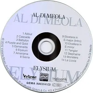 Al Di Meola - Elysium (2015) {In-Akustik}