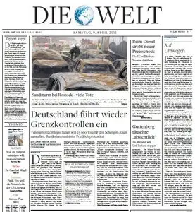 Die Welt vom 09 April 2011