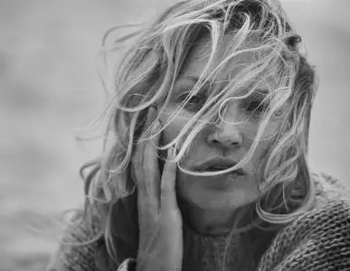 Kate Moss by Peter Lindbergh for Vogue Italia October 2016