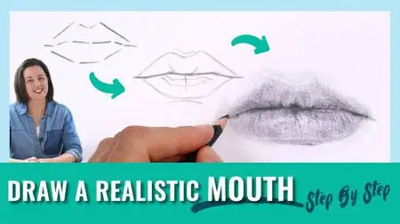 How To Draw A Realistic Mouth, Step By Step