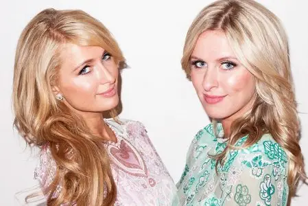 Paris and Nicky Hilton at Terry Richardson's studio October 15, 2013