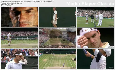 Wimbledon 2009 Mens Final Roger Federer Vs Andy Roddick