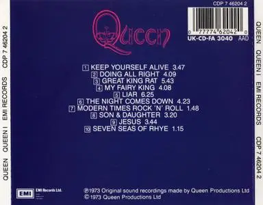 Queen - Queen I (1973) {1992, Reissue}