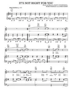 It's Not Right For You - David Guetta ft The Script (Piano-Vocal-Guitar)