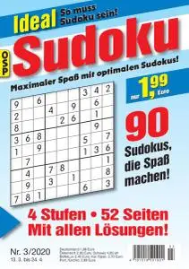 Ideal Sudoku Nr.3 - 13 März 2020