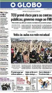 Jornal O Globo - 25 de outubro de 2013 - Sexta