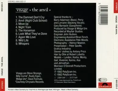 Visage - The Anvil (1982) {Polydor}