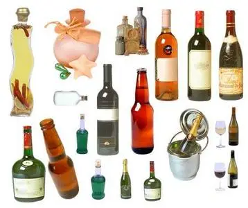 Bottles - PNG Clipart for Photoshop 