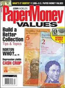 Paper Money Values. 2009, 03-04