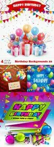 Vectors - Birthday Backgrounds 20