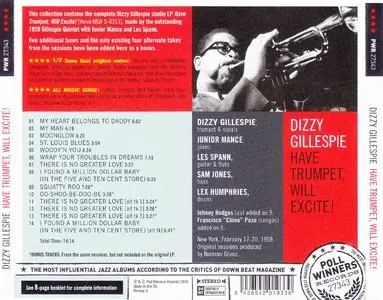 Dizzy Gillespie - Have Trumpet, Will Excite! (1959) {2015 Poll Winners 24-bit Remaster}