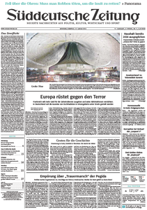 Süddeutsche Zeitung vom Dienstag, 13. Januar 2015