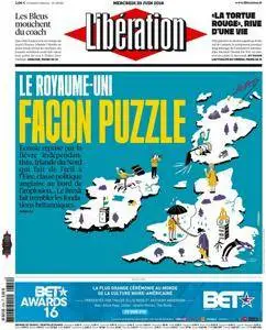 Libération du Mercredi 29 Juin 2016