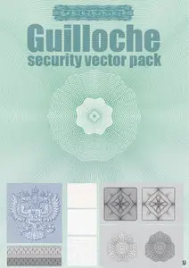 Guilloche - security vector pack