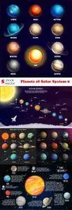 Vectors - Planets of Solar System 9