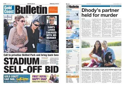 The Gold Coast Bulletin – August 21, 2013