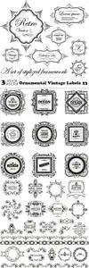 Vectors - Ornamental Vintage Labels 23