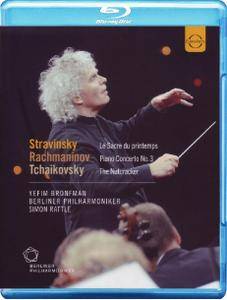 Simon Rattle, Berlin Philharmonic - Tchaikovsky: The Nutcracker; Rachmaninov: Piano Concerto No.3; Stravinsky: Rite of Spring
