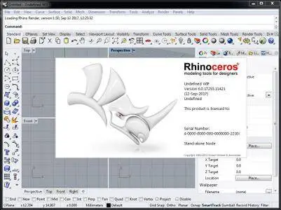 Rhino 6 WIP version 6.0.17255.11421