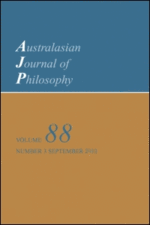 Australasian Journal of Philosophy, volume 58. 