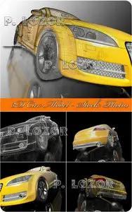 3D Car Model - Stock Photos 