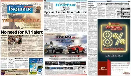 Philippine Daily Inquirer – September 11, 2011