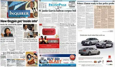 Philippine Daily Inquirer – October 15, 2011