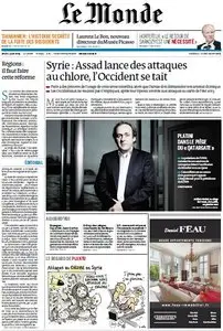 Le Monde du Jeudi, 05. Juin 2014