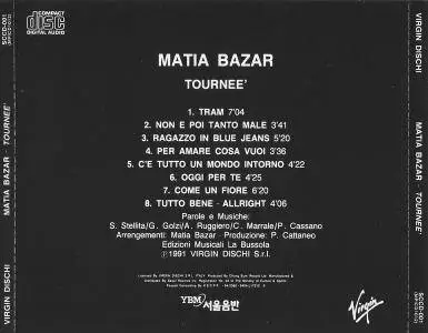 Matia Bazar - Tournee' (1979) {1991, Reissue}