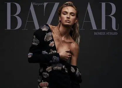 Romee Strijd by Adam Franzino for Harper’s Bazaar Greece March 2018