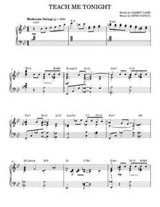 Teach Me Tonight (arr. Brent Edstrom) - Sammy Cahn, Sammy Fain (Piano Solo)