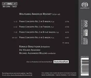 Michael Alexander Willens - Mozart: Piano Concertos Nos. 1-4 "Pasticcio Concertos" (2016)