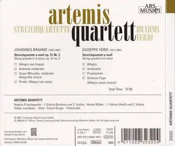 Brahms, Verdi - Streichquartette - Artemis Quartett (2008)