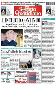 Il Fatto Quotidiano (22-12-09)