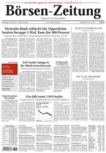 Boersenzeitung vom 29. Oktober 2009