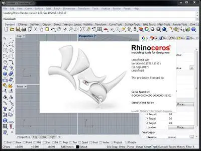 Rhino 6 WIP version 6.0.17262.13121