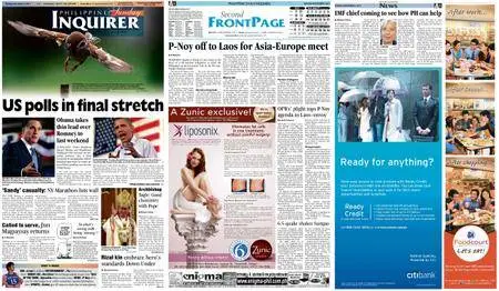 Philippine Daily Inquirer – November 04, 2012