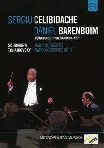 Daniel Barenboim, Sergiu Celibidache, Munchner Philharmoniker - Schumann, Tchaikovsky: Piano Concertos  (2011/1991)