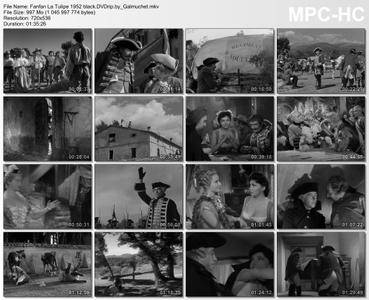 Fanfan La Tulipe (1952) Black and White &  Colorized Repost
