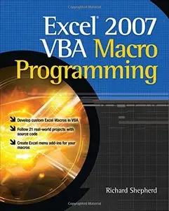 Excel 2007 VBA Macro Programming (repost)