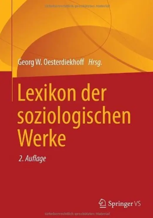 Lexikon der soziologischen Werke (Auflage: 2)