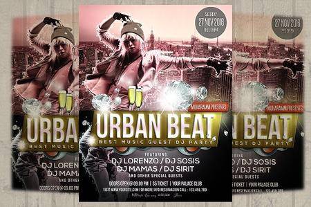Urban Beat Flyer - Poster