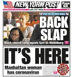 New York Post - March 2, 2020