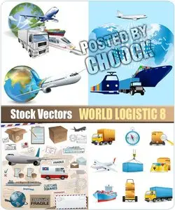 World logistic 8 - Stock Vector
