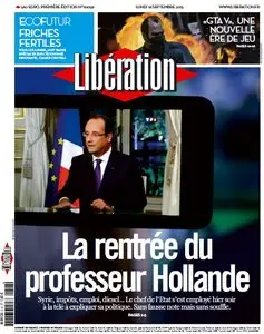 Libération du Lundi 16 Septembre 2013